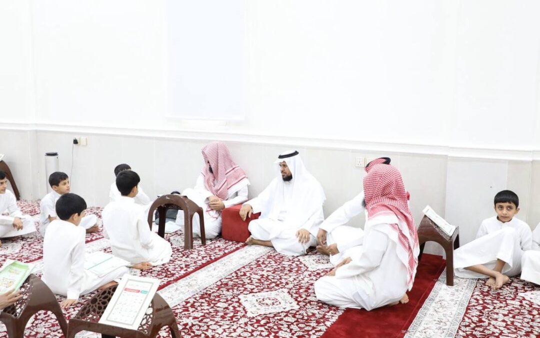 وفد من جمعية التحفيظ بمركز لينه يقوم بزيارة تطويرية وتبادل الخبرات