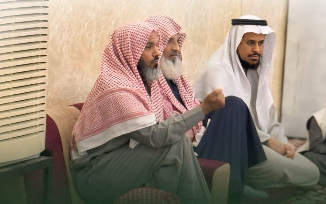 تشرفت حلقات جامع لينة بزيارة كريمة من الشيخ مطر مبارك الشمري